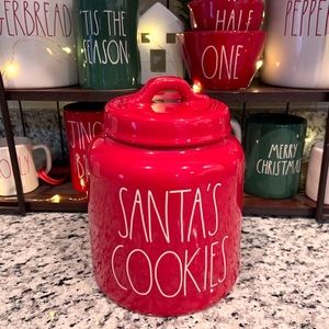 Rae Dunn Santa’s Cookies Canister